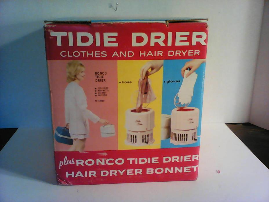Vintage Tidie Drier, from Rondo, complete in box, clothes and hair dryer