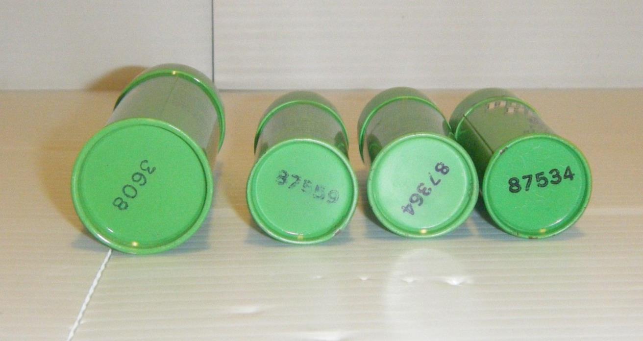 4 Vintage Collectible Doan’s Pills Empty Tins Excellent Condition 85 & 40 Count