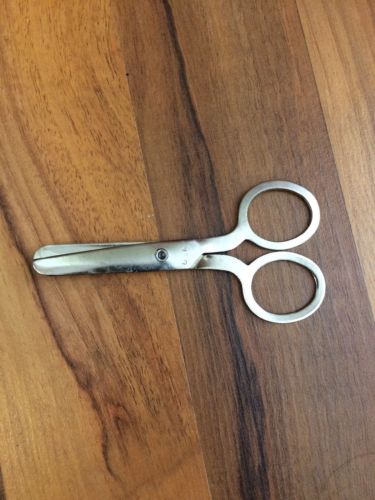 Vintage metal first aid kit scissors for cutting gauze and tape made in USA