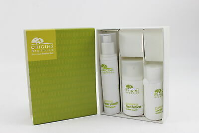Origins Organics Skin Care Starter Set W/ Tonic/ Face lotion/ Face wash