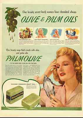 1941 vintage ad for Palmolive Beauty Soap  -051212