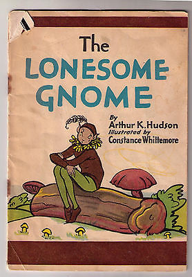 Vintage Childrens Book -The Lonesome Gnome - Advert. for Squibb Dental Cream