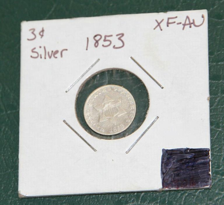 1853 3-Cent Silver Piece (Trime)