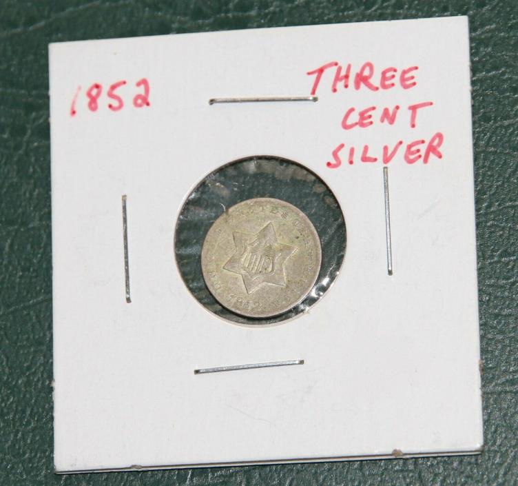 1852 3-Cent Silver Piece (Trime)