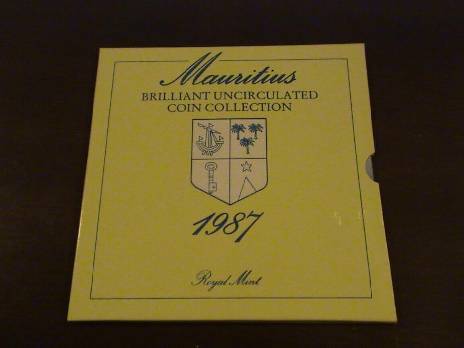 1987 Mauritius Brilliant Uncirculated Coin Collection