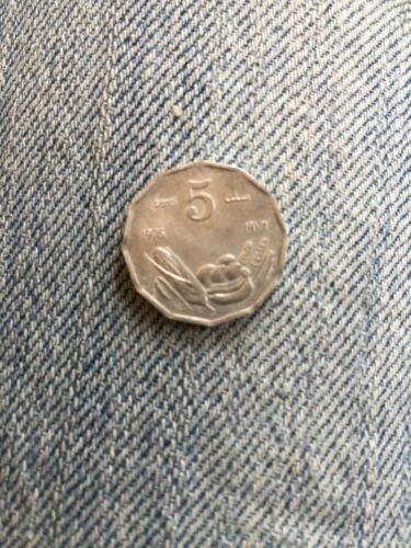 Old Somalia Coin - 1976 5 Senti - Brilliant Uncirculated