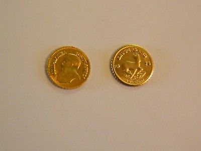 5 - So. African Metals (Krugerrands) Gold Tone 10mm (mini)