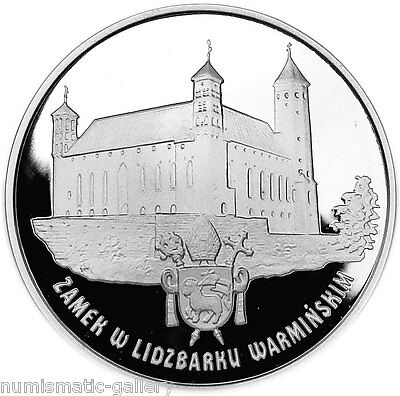 POLAND 20 ZLOTYCH 1996 Silver PF CASTLE
