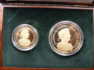 POLAND Donatyws 2 & 6 ducats(Gold) in box with certificate.only 50 Pcs.New mint.