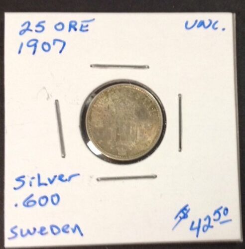 1907 Sweden 25 Ore