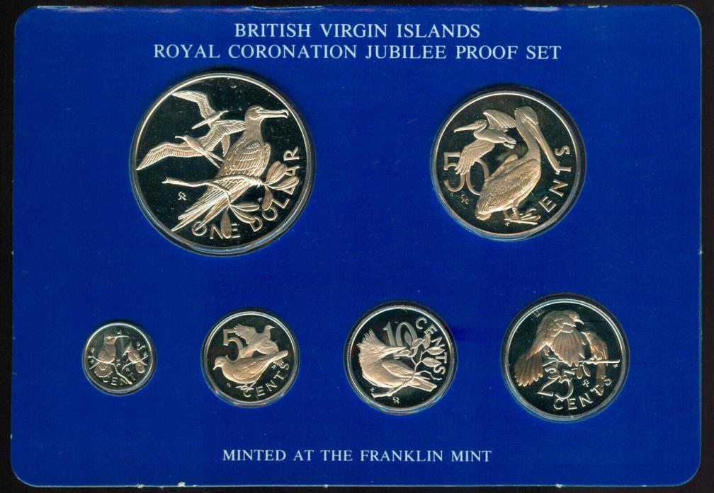 1978 BRITISH VIRGIN ISLANDS JUBILEE SILVER PROOF SET