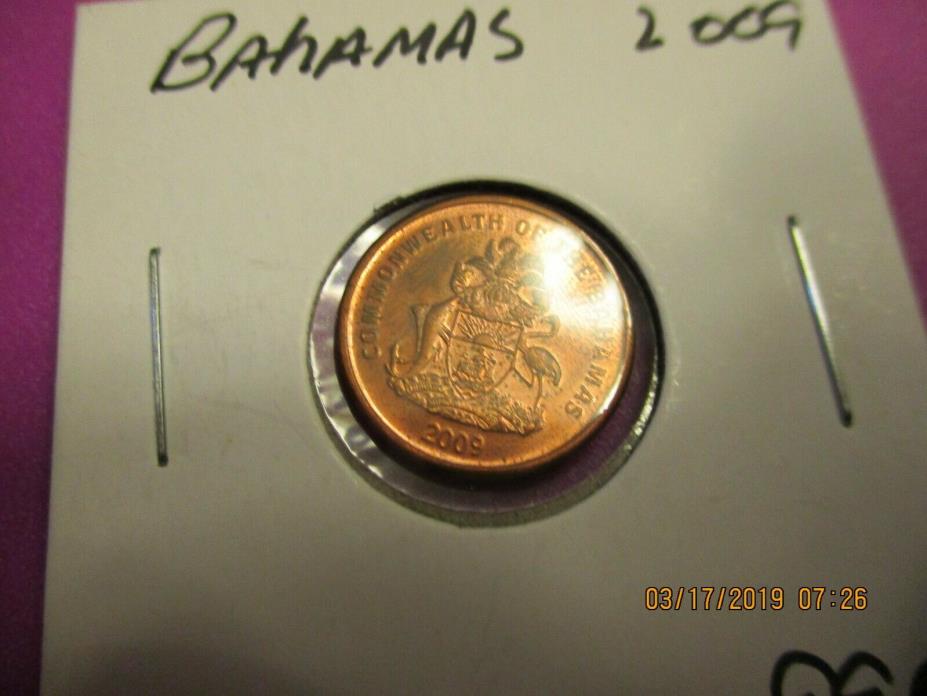 COIN BAHAMA 1 CENT 2009A