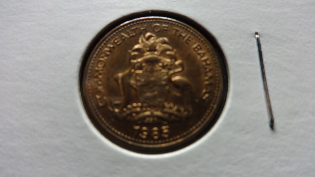 Bahamas  1985  1 Cent  * Star fish *coin
