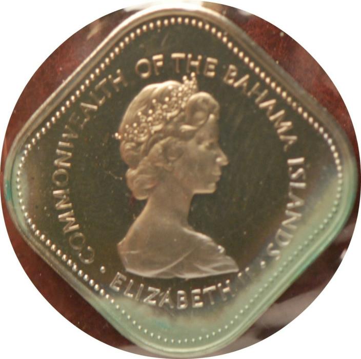 Bahamas, 1973-FM 15 Cents, KM9, Proof, PVC,                                    A