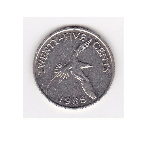Bermuda 1988 Twenty-Five Cent 