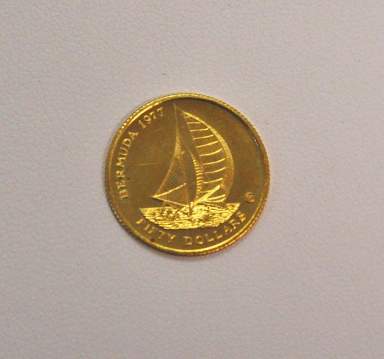 Bermuda 1977 Queen's Silver Jubilee $50 Gold Coin