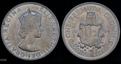 1964 Bermuda Crown ? Low Mintage ? World Silver Coin
