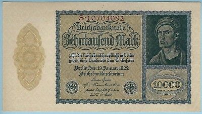 Germany - 10,000 Mark - 19.01.1922 - WPM# 72