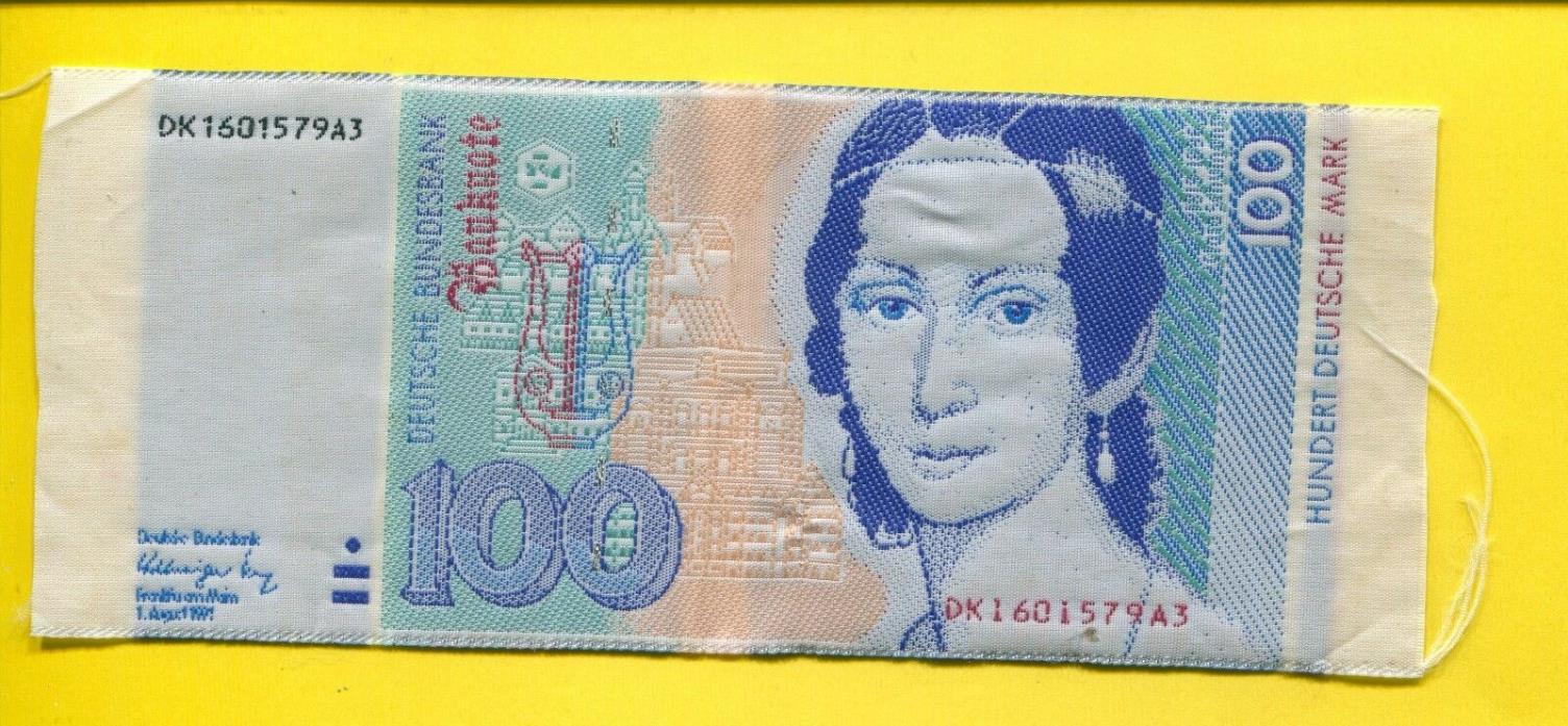 RARE Germany Federal Republic 100 Deytsche Mark 1991 Linen Banknote P-41b ? Unc