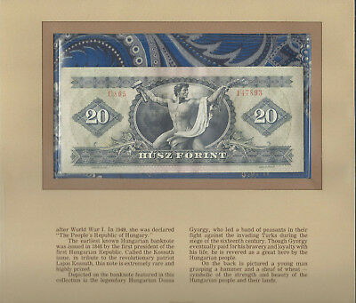 Most Treasured Banknotes Hungary 20 Forint 1975 UNC P 169f Serie C865