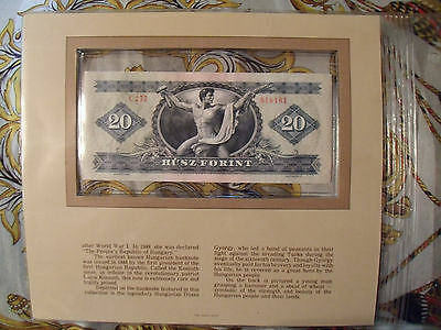 Most Treasured Banknotes Hungary 20 Forint 1975 UNC P 169f Serie C277