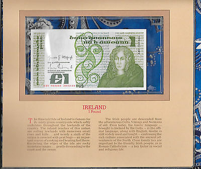 Most Treasured Banknotes Ireland 20-02-1984 1 pound P 70c UNC Prefix ABI