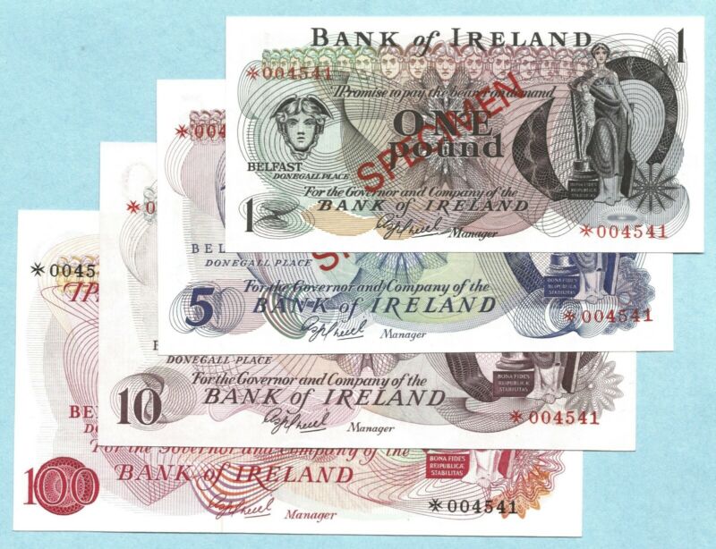 Northern Ireland 1-100 Pounds ND(1978) P#CS1 Banknote Unc