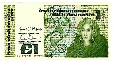 Ireland Rep … P-70c …  1 Pound … 1982 ... ch*XF+*.