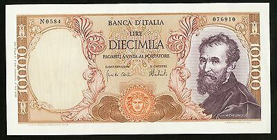 ITALY BANCA D'ITALIA 1973  10,000 LIRE BANKNOTE, CHOICE ALMOST UNCIRCULATED