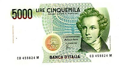 Italy … P-111c … 5,000 Lire … 1985 ... ch*UNC*.