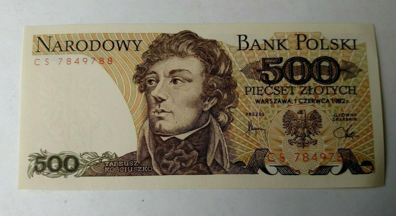 POLAND banknote 500 ZLOTYCH  UNC