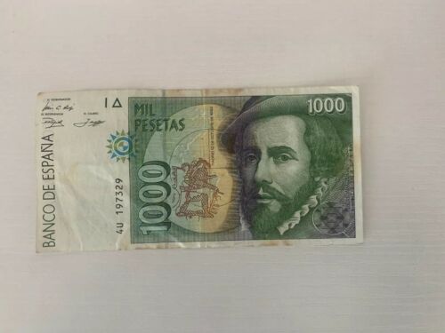 Spain-1000 Mil Pesetas-Banco de Espana-Madrid 12 de Octubre de 1992