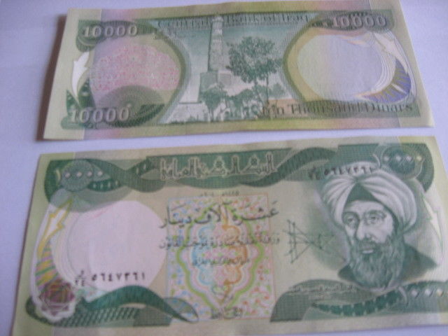 200,000 Iraq Dinars 20 x 10000 Notes Uncirculated, Crisp, IDQ