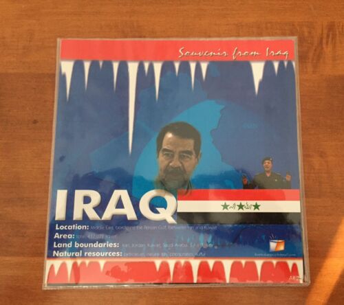 Iraq Iraqi Saddam Hussein Banknote Holder