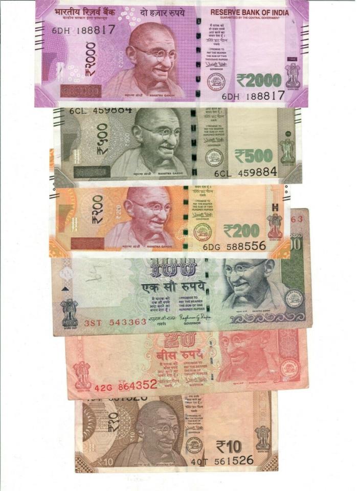 2830.00 Indian Rupee Real Currency for Your Travel as shown in picture