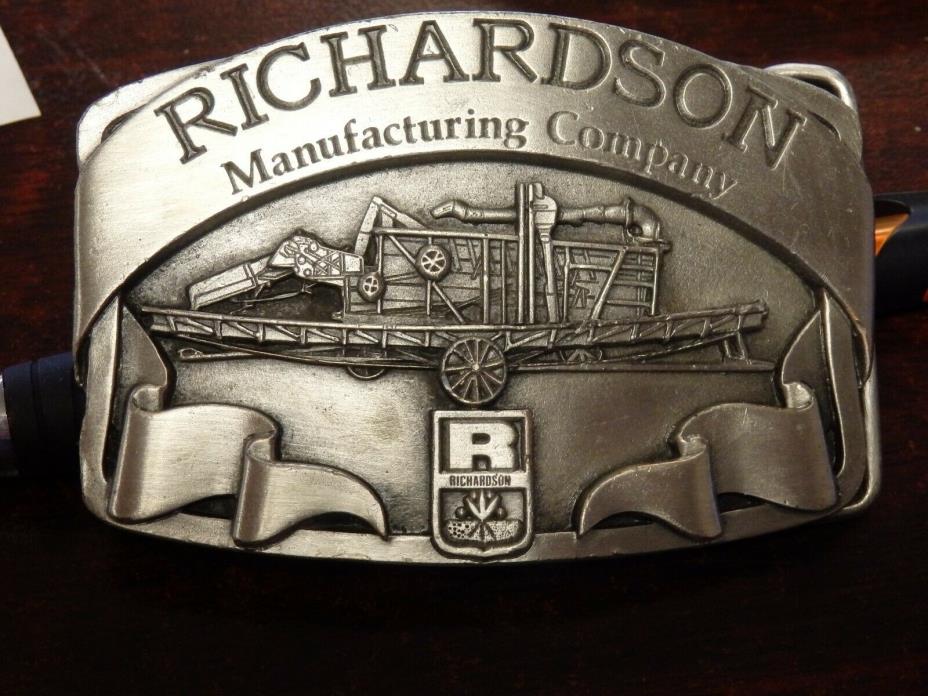Rare Richardson Manufacturing Company Belt Buckle 139 of 500
