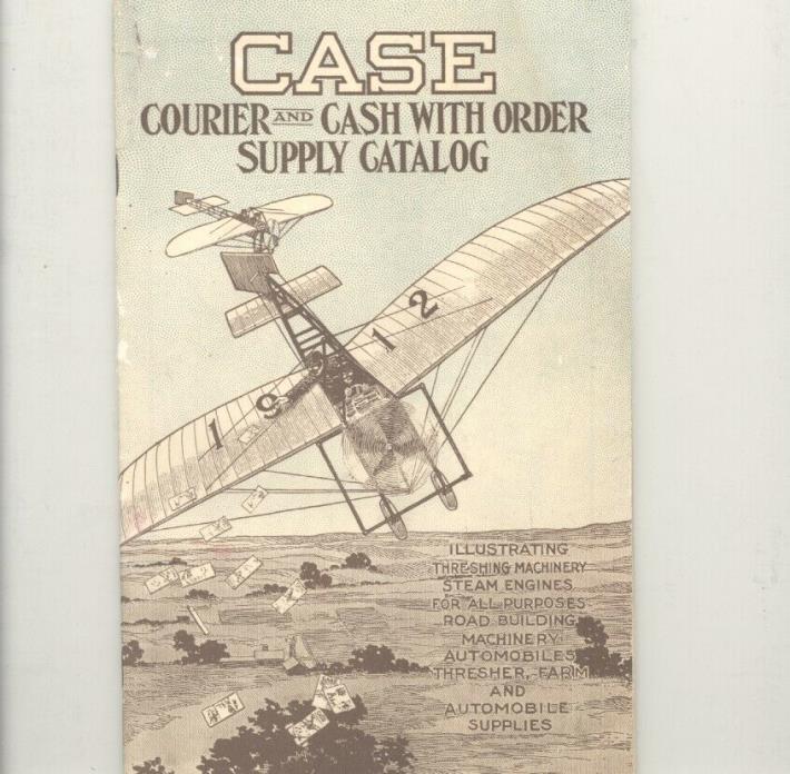 1912 Case Thresher Tractor Steam Traction Engine Automobile Brochure ga0114