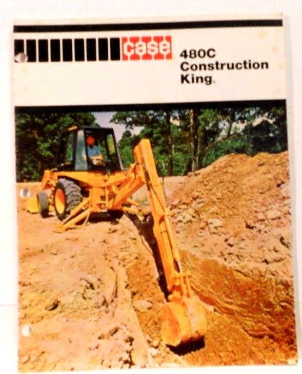 CASE, 480C Construction King Sales Brochure