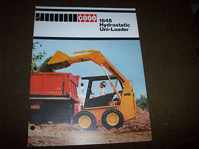 Case 1845 Hydrostatic Uni-Loader Advertising Brochure