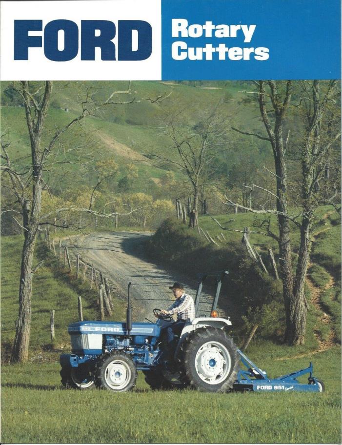 Ford Rotary Cutters brochure 1985