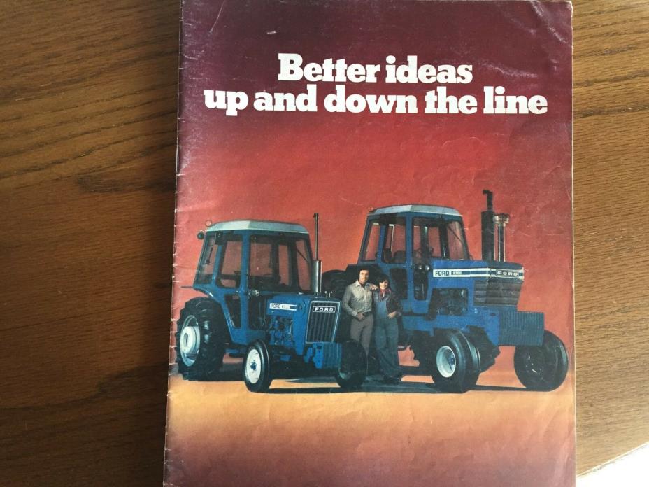 1970's Ford Tractor Bookllet - 3600 -2600 - 4100 - 4600SU - 5600 - 6600 - 7600