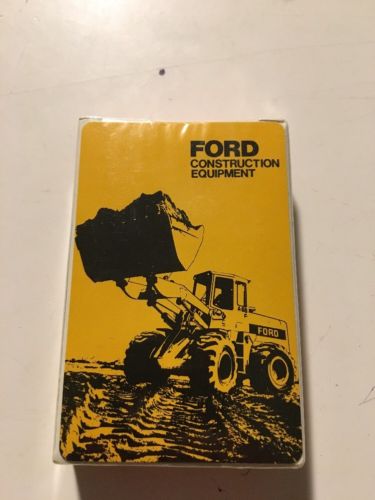 Ford Construction Equipment Playing Cards (tractor, Farm)