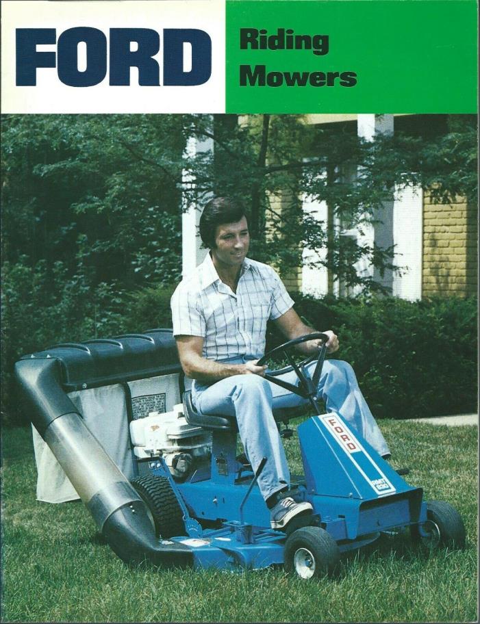 Lawn Equipment Brochure - Ford - RMT536 830 E - Riding Mowers - c1977 (LG140)