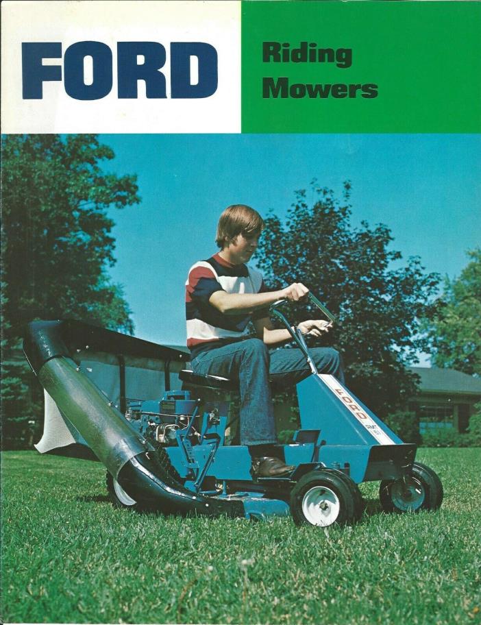 Lawn Equipment Brochure - Ford - 51 60 65 - Riding Mower - c1973 (LG138)
