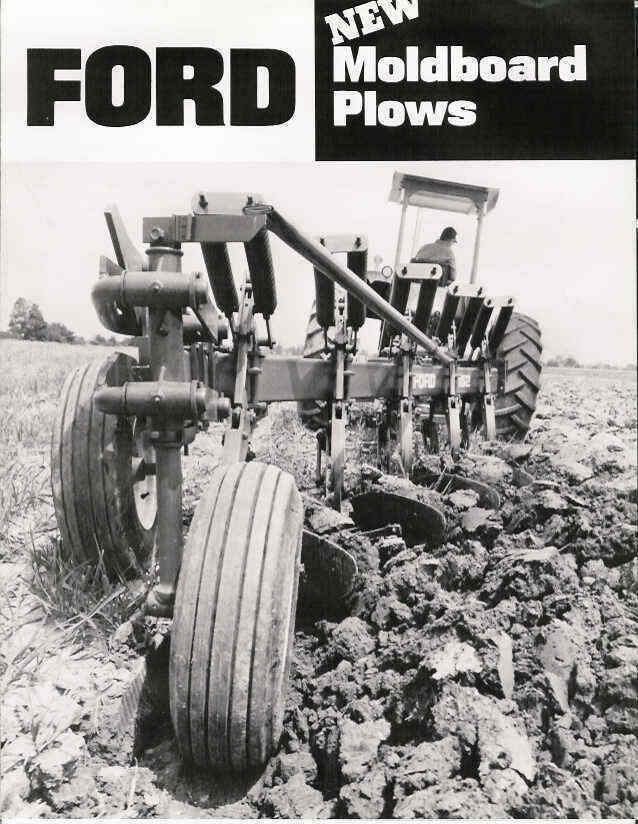 Ford New Moldboard Plows brochure 1976