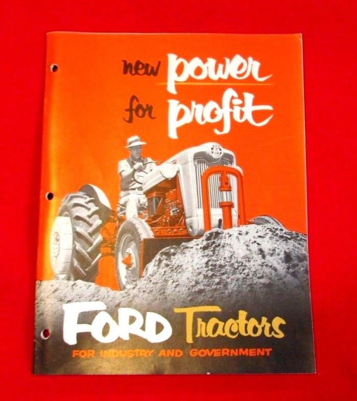 Ford Tractors New Power for Profit Sales Brochure
