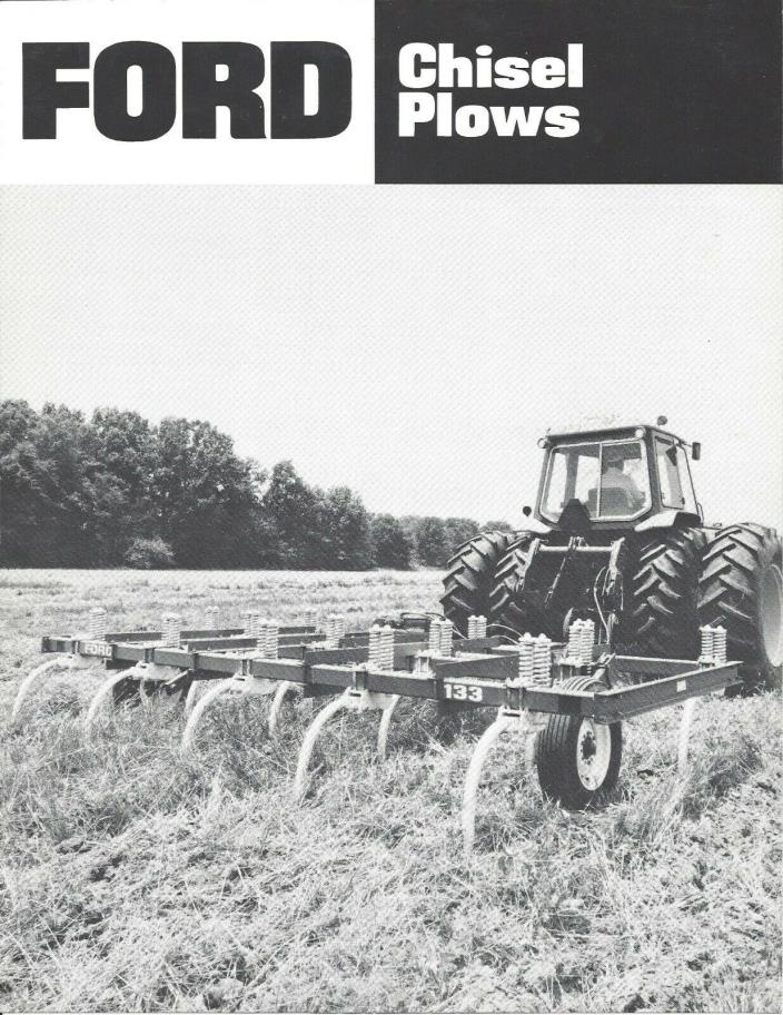 Ford Chisel Plows brochure 1984