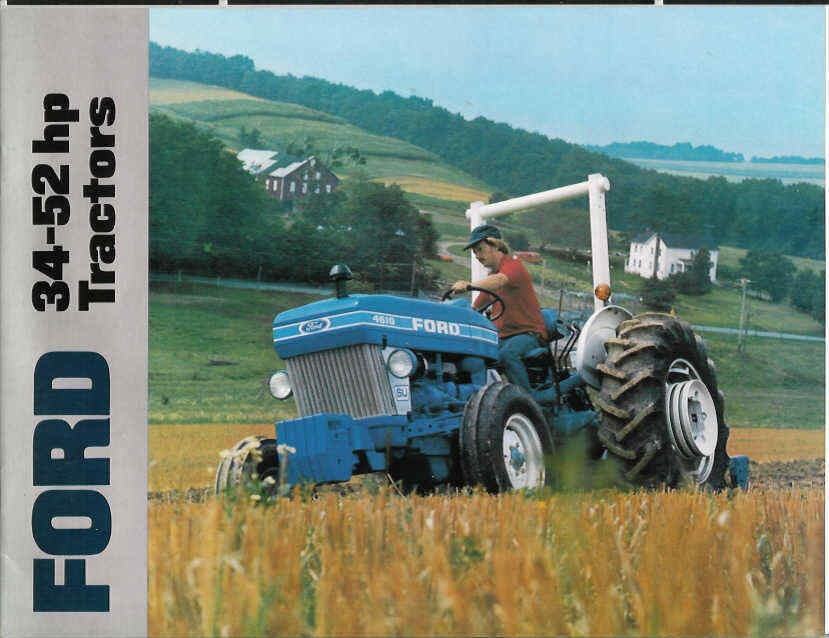 Ford 34 to 52 hp Tractors brochure 1983