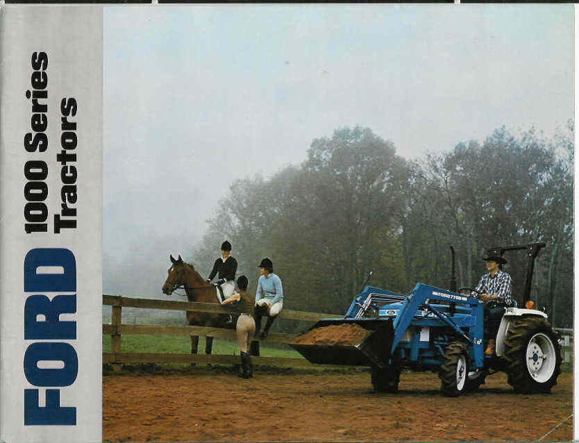 Ford 1000 Series Tractors brochure 1983