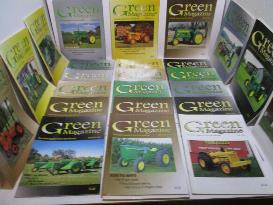 40 John Deere Green Magazine Combine Barn Farm Seeds Wagon Plow Corn Tractors